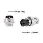 کانکتور فلزی نظامی 3 پین مدل GX16