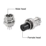 کانکتور فلزی نظامی 4 پین مدل GX12