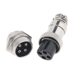 کانکتور فلزی نظامی 4 پین مدل GX16