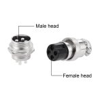 کانکتور فلزی نظامی 4 پین مدل GX16 - تصویر 5