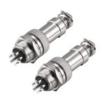 کانکتور فلزی نظامی 5 پین مدل GX12