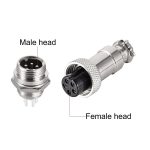 کانکتور فلزی نظامی 5 پین مدل GX12