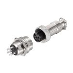 کانکتور فلزی نظامی 6 پین مدل GX12