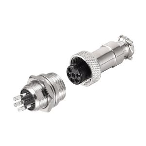 کانکتور فلزی نظامی 6 پین مدل GX12