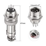 کانکتور فلزی نظامی 6 پین مدل GX12