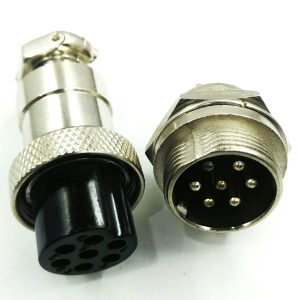 کانکتور فلزی نظامی 7 پین مدل GX19