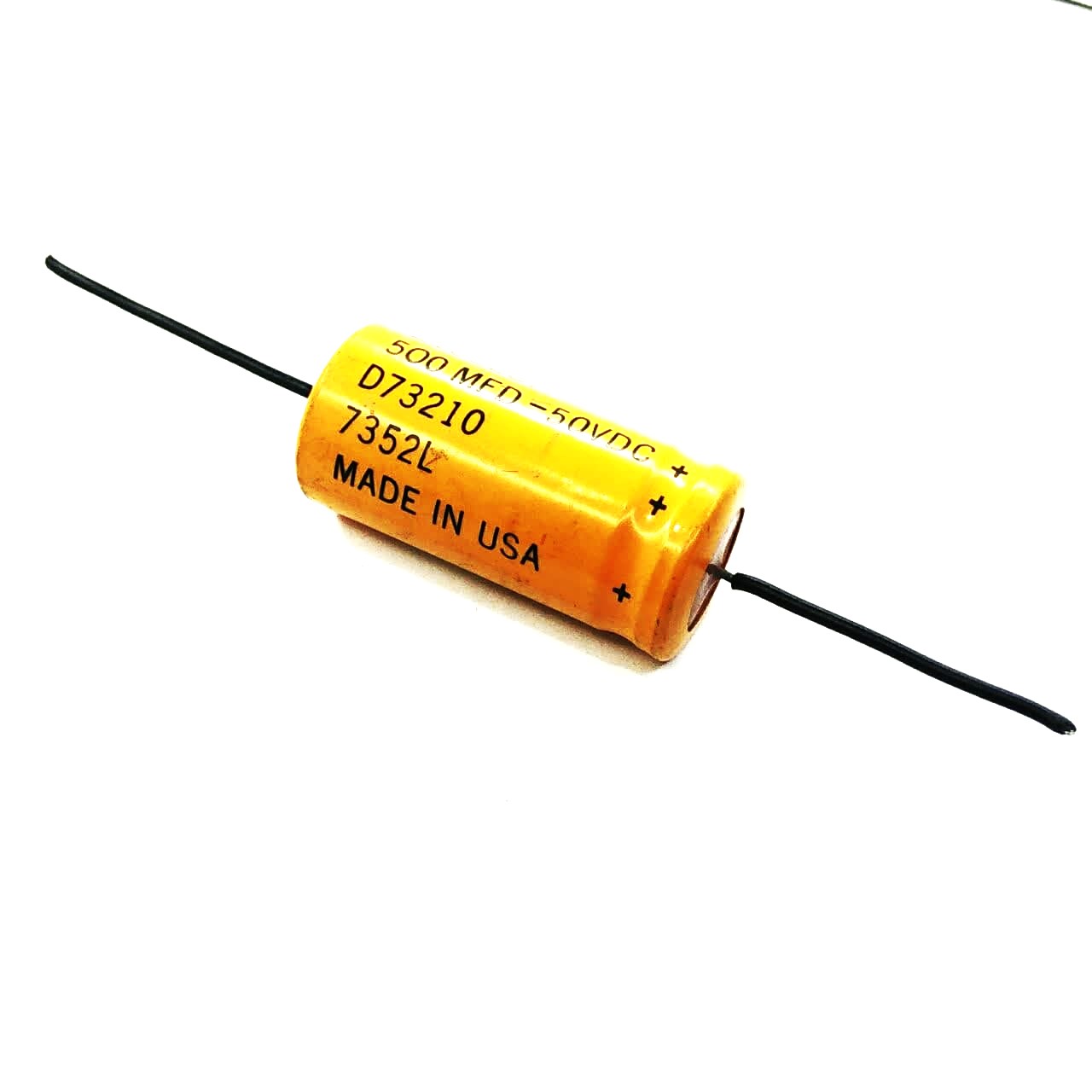 خازن 500UF 50V اکسیال (استوک) خازن 500UF 50V اکسیال (استوک)