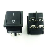 کلید راکر دو حالته بزرگ 4 پایه مشکی