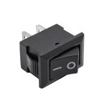 کلید راکر دو حالته ریز 2 پایه مشکی