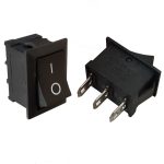 کلید راکر دو حالته متوسط 3 پایه مشکی