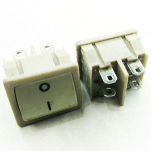 کلید راکر دو حالته پهن 4 پایه سفید