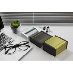 جعبه آلومینیومی چهار تکه ابعاد 100X96X53 میلی متر طلایی