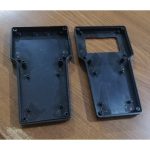 جعبه پلاستیکی دستی تخت داده نما ابعاد 157X94X25 میلی متر مشکی