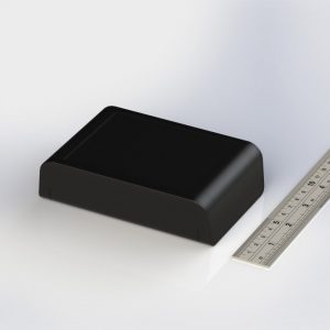 جعبه پلاستیکی دو تکه ابعاد 120X80X30 میلی متر مشکی