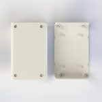 جعبه پلاستیکی دو تکه ابعاد 120X80X30 میلی متر مشکی