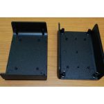 جعبه پلاستیکی دو تکه ابعاد 120X80X30 میلی متر مشکی