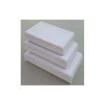 جعبه پلاستیکی دو تکه ابعاد 95X50X20 میلی متر سفید
