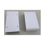 جعبه پلاستیکی دو تکه ابعاد 80X45X17 میلی متر سفید