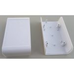 جعبه پلاستیکی دو تکه ابعاد 80X45جعبه پلاستیکی دو تکه ابعاد 95X50X20 میلی متر سفیدX17 میلی متر سفید