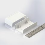 جعبه پلاستیکی دو تکه ابعاد 95X50X20 میلی متر سفید
