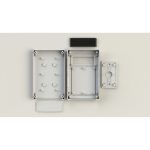 جعبه پلاستیکی دیواری دارای LCD ابعاد 210X139X58 میلی متر سفید - تصویر 4
