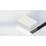 جعبه پلاستیکی رومیزی ابعاد 120X80X40 میلی متر سفید