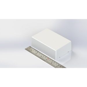جعبه پلاستیکی رومیزی ابعاد 120X80X40 میلی متر سفید