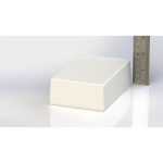 جعبه پلاستیکی رومیزی ابعاد 120X80X40 میلی متر سفید