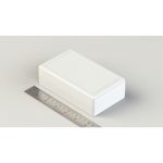 جعبه پلاستیکی رومیزی ابعاد 140X80X40 میلی متر سفید