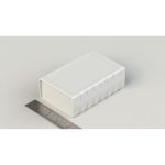 جعبه پلاستیکی رومیزی چهار تکه ابعاد 105X75X36 میلی متر سفید