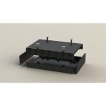 جعبه پلاستیکی رومیزی چهار تکه ابعاد 111.5X77X25.5 میلی متر سفید - تصویر 3