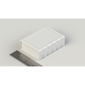 جعبه پلاستیکی رومیزی چهار تکه ابعاد 92X68.5X28 میلی متر سفید
