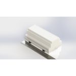 جعبه پلاستیکی ریلی ابعاد 155X88X59 میلی متر سفید