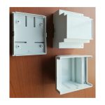 جعبه پلاستیکی ریلی ابعاد 72X88X59 میلی متر سفید
