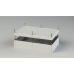 جعبه پلاستیکی ضد آب ابعاد 240X160X65 میلی متر سفید - تصویر 3