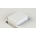جعبه پلاستیکی چهار تکه ابعاد 155X112X42 میلی متر مشکی