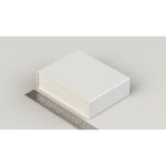 جعبه پلاستیکی چهار تکه ابعاد 155X112X42 میلی متر مشکی