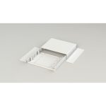 جعبه پلاستیکی چهار تکه ابعاد 155X112X42 میلی متر مشکی - تصویر 3