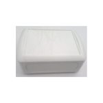 جعبه پلاستیکی چهار تکه سایز کوچک ابعاد 160X120X60 میلی متر سفید