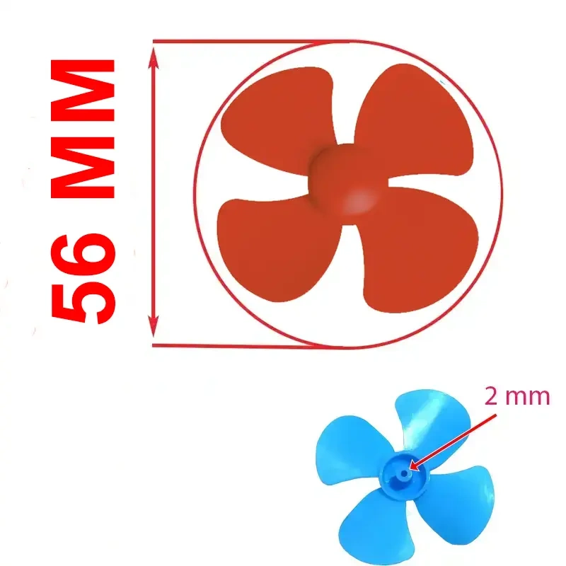 ملخ پروازی 4 پره قطر 56 میلی متر