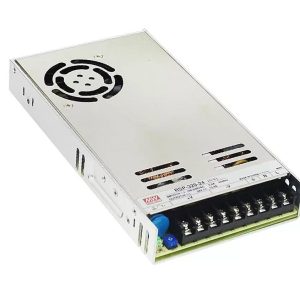 منبع تغذیه سوئیچینگ فلزی فن دار 24 ولت 13.4 آمپر مدل برند MEANWEL