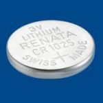 باتری لیتیومی سکه ای 3 ولت سایز CR1025 برند RENATA