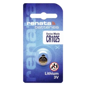 باتری لیتیومی سکه ای 3 ولت سایز CR1025 برند RENATA