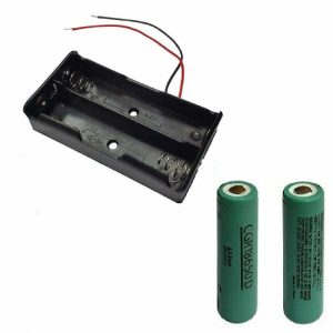 جاباتری دوتایی باتریهای لیتیوم یون 3.7 ولت سایز 18650