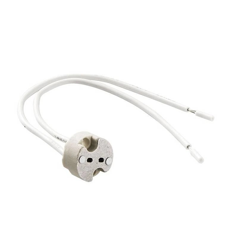 سوکت سوزنی لامپ هالوژن مناسب برای پایه های GY6.35 و GU5.3 و G4 و ...-1 سوکت سوزنی لامپ هالوژن مناسب برای پایه های GY6.35 و GU5.3 و G4 و ...