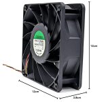 فن 24 ولت 12x12x3.8 سانتی متر برند SUNON مدل PSD2412PMB2 - تصویر 5