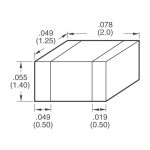 بسته 20 تایی مقاومت 24 کیلو اهم 1 درصد SMD پکیج 0805