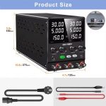 منبع تغذیه دوبل سوئیچینگ 60 ولت 5 آمپر NICE-POWER مدل SPS605-2KD