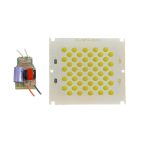 ال ای دی 50 وات COB سفید مهتابی بهمراه ماژول درایور 220 ولت برند بریجلوکس