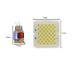 ال ای دی 50 وات COB سفید مهتابی بهمراه ماژول درایور 220 ولت برند بریجلوکس